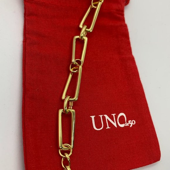 Uno de 50 Indestructible Bracelet GALAXY gold-plated medium-sized - Picture 2 of 7